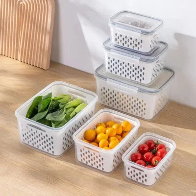 BOITE DE CONSERVATION ALIMENTAIRE | Freshbox™ - Must have du rangement-hermetique-panier filtrant