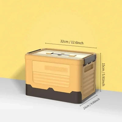 boîte-de-rangement-en-plastique-pliable-esthétique-jaune-dimensions