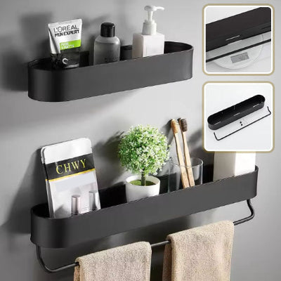etagere-murale-metal-noire-aluminium-salle-de-bain-cuisine-impermeable-douche-porte-serviette-facile installation